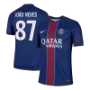 Camiseta Auténtica JOÃO NEVES #87 PSG 2025/26 Primera Equipación - Versión Jugador - camisetasfutbol