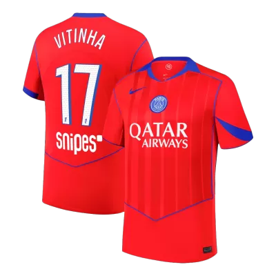 Camiseta VITINHA #17 PSG 2025/26 Tercera Equipación - Versión Hincha - camisetasfutbol