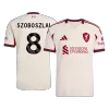 Camiseta SZOBOSZLAI #8 Liverpool 2025/26 Segunda Equipación - Versión Hincha - camisetasfutbol