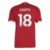 Camiseta Auténtica GAKPO #18 Liverpool 2025/26 Primera Equipación - Versión Jugador - camisetasfutbol