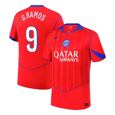 Camiseta G.RAMOS #9 PSG 2025/26 Tercera Equipación - Versión Hincha - camisetasfutbol