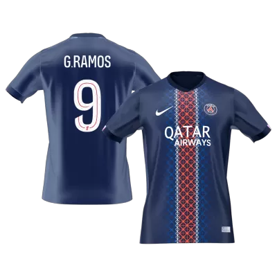 Calidad Premium Camiseta G.RAMOS #9 PSG 2025/26 Primera Equipación -Versión Hincha - camisetasfutbol