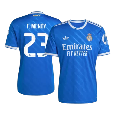 Camiseta F. MENDY #23 Real Madrid 2025/26 Tercera Equipación - Versión Hincha - camisetasfutbol