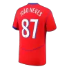Camiseta JOÃO NEVES #87 PSG 2025/26 Tercera Equipación - Versión Hincha - camisetasfutbol