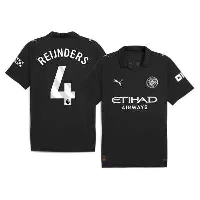 Camiseta REIJNDERS #4 Manchester City 2025/26 Segunda Equipación - Versión Hincha - camisetasfutbol