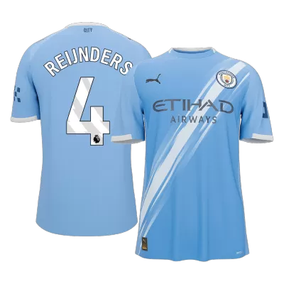 Calidad Premium Camiseta REIJNDERS #4 Manchester City 2025/26 Primera Equipación -Versión Hincha - camisetasfutbol