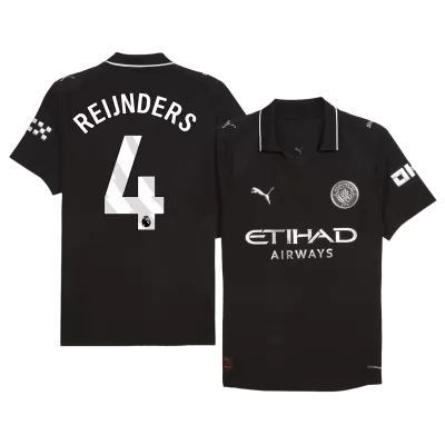 Camiseta Auténtica REIJNDERS #4 Manchester City 2025/26 Segunda Equipación - Versión Jugador - camisetasfutbol