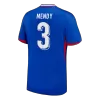 Camiseta MENDY #3 Francia Euro 2024 Primera Equipación - Versión Hincha - camisetasfutbol