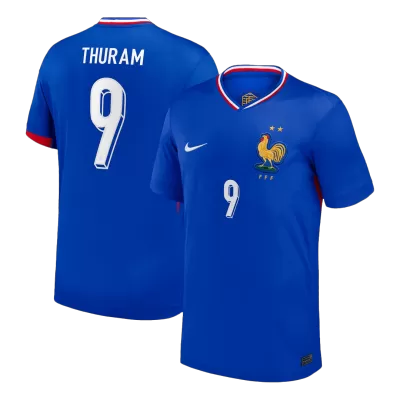 Camiseta THURAM #9 Francia Euro 2024 Primera Equipación - Versión Hincha - camisetasfutbol