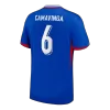 Camiseta CAMAVINGA #6 Francia Euro 2024 Primera Equipación - Versión Hincha - camisetasfutbol