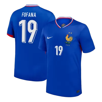 Camiseta FOFANA #19 Francia Euro 2024 Primera Equipación - Versión Hincha - camisetasfutbol