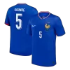 Camiseta KOUNDE #5 Francia Euro 2024 Primera Equipación - Versión Hincha - camisetasfutbol