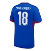 Camiseta ZAIRE-EMERY #18 Francia Euro 2024 Primera Equipación - Versión Hincha - camisetasfutbol