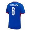 Camiseta TCHOUAMENI #8 Francia Euro 2024 Primera Equipación - Versión Hincha - camisetasfutbol