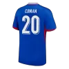 Camiseta COMAN #20 Francia Euro 2024 Primera Equipación - Versión Hincha - camisetasfutbol