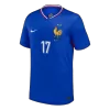 Camiseta SALIBA #17 Francia Euro 2024 Primera Equipación - Versión Hincha - camisetasfutbol
