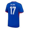 Camiseta SALIBA #17 Francia Euro 2024 Primera Equipación - Versión Hincha - camisetasfutbol