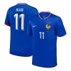 Camiseta OLISE #11 Francia Euro 2024 Primera Equipación - Versión Hincha - camisetasfutbol