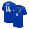 Camiseta RABIOT #14 Francia Euro 2024 Primera Equipación - Versión Hincha - camisetasfutbol