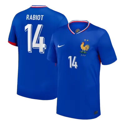 Camiseta RABIOT #14 Francia Euro 2024 Primera Equipación - Versión Hincha - camisetasfutbol