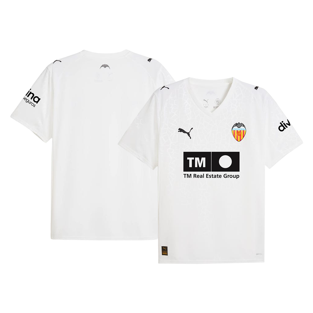 Camiseta Valencia 2025/26 Primera Equipación - Versión Hincha - camisetasfutbol