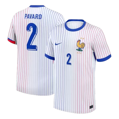Camiseta PAVARD #2 Francia Euro 2024 Segunda Equipación - Versión Hincha - camisetasfutbol