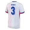 Camiseta MENDY #3 Francia Euro 2024 Segunda Equipación - Versión Hincha - camisetasfutbol