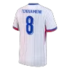Camiseta TCHOUAMENI #8 Francia Euro 2024 Segunda Equipación - Versión Hincha - camisetasfutbol