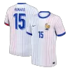 Camiseta KONATE #15 Francia Euro 2024 Segunda Equipación - Versión Hincha - camisetasfutbol