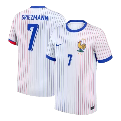 Camiseta GRIEZMANN #7 Francia Euro 2024 Segunda Equipación - Versión Hincha - camisetasfutbol