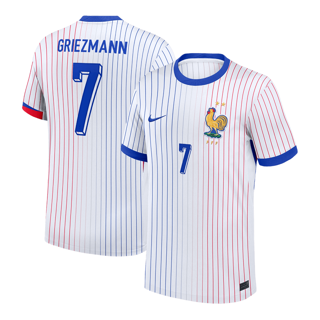 Camiseta GRIEZMANN #7 Francia Euro Segunda Equipación - Versión Hincha - camisetasfutbol