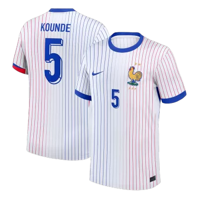 Camiseta KOUNDE #5 Francia Euro 2024 Segunda Equipación - Versión Hincha - camisetasfutbol