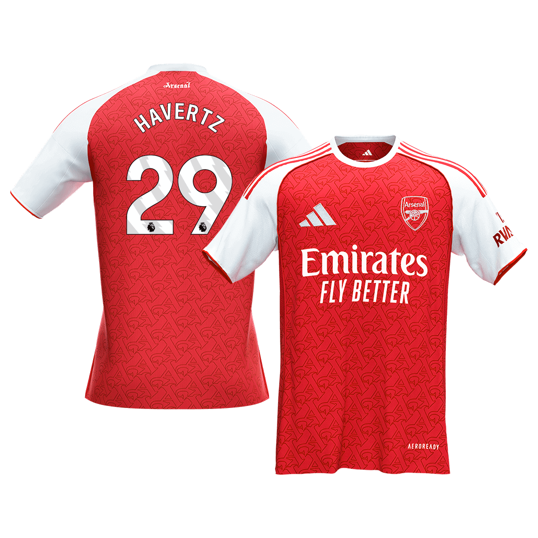 Calidad Premium Camiseta HAVERTZ #29 Arsenal 2025/26 Primera Equipación -Versión Hincha - camisetasfutbol