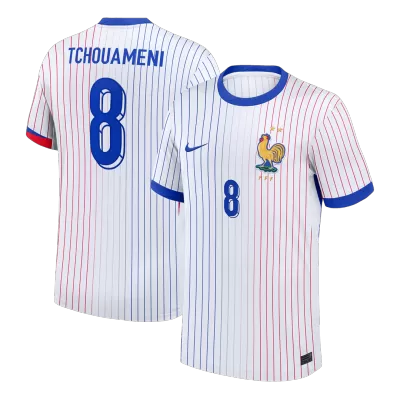 Camiseta TCHOUAMENI #8 Francia Euro 2024 Segunda Equipación - Versión Hincha - camisetasfutbol