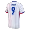Camiseta GIROUD #9 Francia Euro 2024 Segunda Equipación - Versión Hincha - camisetasfutbol