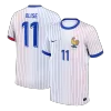Camiseta OLISE #11 Francia Euro 2024 Segunda Equipación - Versión Hincha - camisetasfutbol