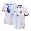 Camiseta UPAMECANO #4 Francia Euro 2024 Segunda Equipación - Versión Hincha - camisetasfutbol
