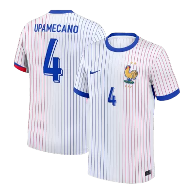 Camiseta UPAMECANO #4 Francia Euro 2024 Segunda Equipación - Versión Hincha - camisetasfutbol
