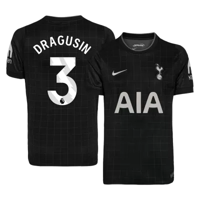 Camiseta DRAGUSIN #3 Tottenham Hotspur 2025/26 Segunda Equipación - Versión Hincha - camisetasfutbol