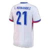 Camiseta L.HERNANDEZ #21 Francia Euro 2024 Segunda Equipación - Versión Hincha - camisetasfutbol