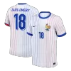 Camiseta ZAIRE-EMERY #18 Francia Euro 2024 Segunda Equipación - Versión Hincha - camisetasfutbol