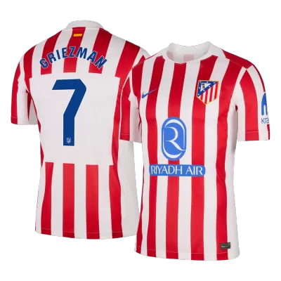Camiseta GRIEZMANN #7 Atlético de Madrid 2025/26 Primera Equipación - Versión Hincha - camisetasfutbol
