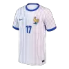 Camiseta SALIBA #17 Francia Euro 2024 Segunda Equipación - Versión Hincha - camisetasfutbol