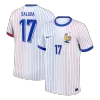 Camiseta SALIBA #17 Francia Euro 2024 Segunda Equipación - Versión Hincha - camisetasfutbol