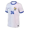 Camiseta DOUE #24 Francia Euro 2024 Segunda Equipación - Versión Hincha - camisetasfutbol