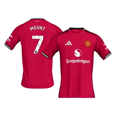 Calidad Premium Camiseta MOUNT #7 Manchester United 2025/26 Primera Equipación -Versión Hincha - camisetasfutbol