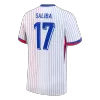 Camiseta SALIBA #17 Francia Euro 2024 Segunda Equipación - Versión Hincha - camisetasfutbol