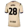 Camiseta ROONY #28 Barcelona 2025/26 Segunda Equipación - Versión Hincha - camisetasfutbol