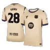 Camiseta ROONY #28 Barcelona 2025/26 Segunda Equipación - Versión Hincha - camisetasfutbol