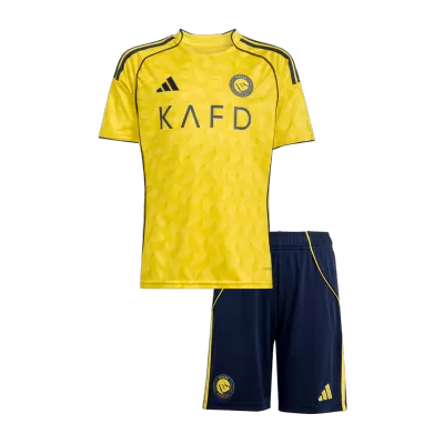 Miniconjunto Al Nassr 2025/26 Primera Equipación Niño - camisetasfutbol